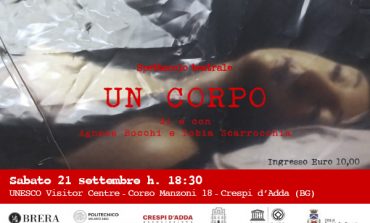 "Un corpo" sabato 21 settembre