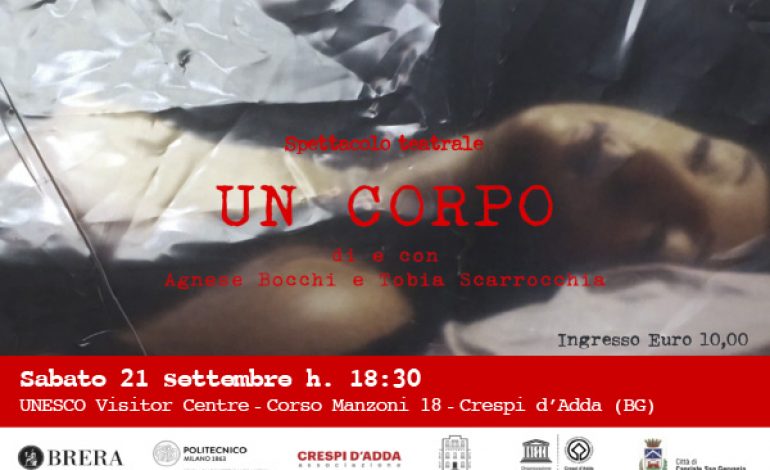 “Un corpo” sabato 21 settembre