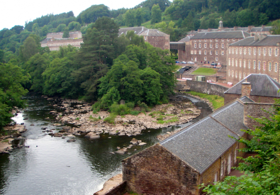 Il fiume Clyde: silenzioso testimone della meravigliosa evoluzione del villaggio industriale di New Lanark